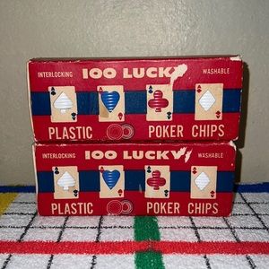 Vintage poker chips